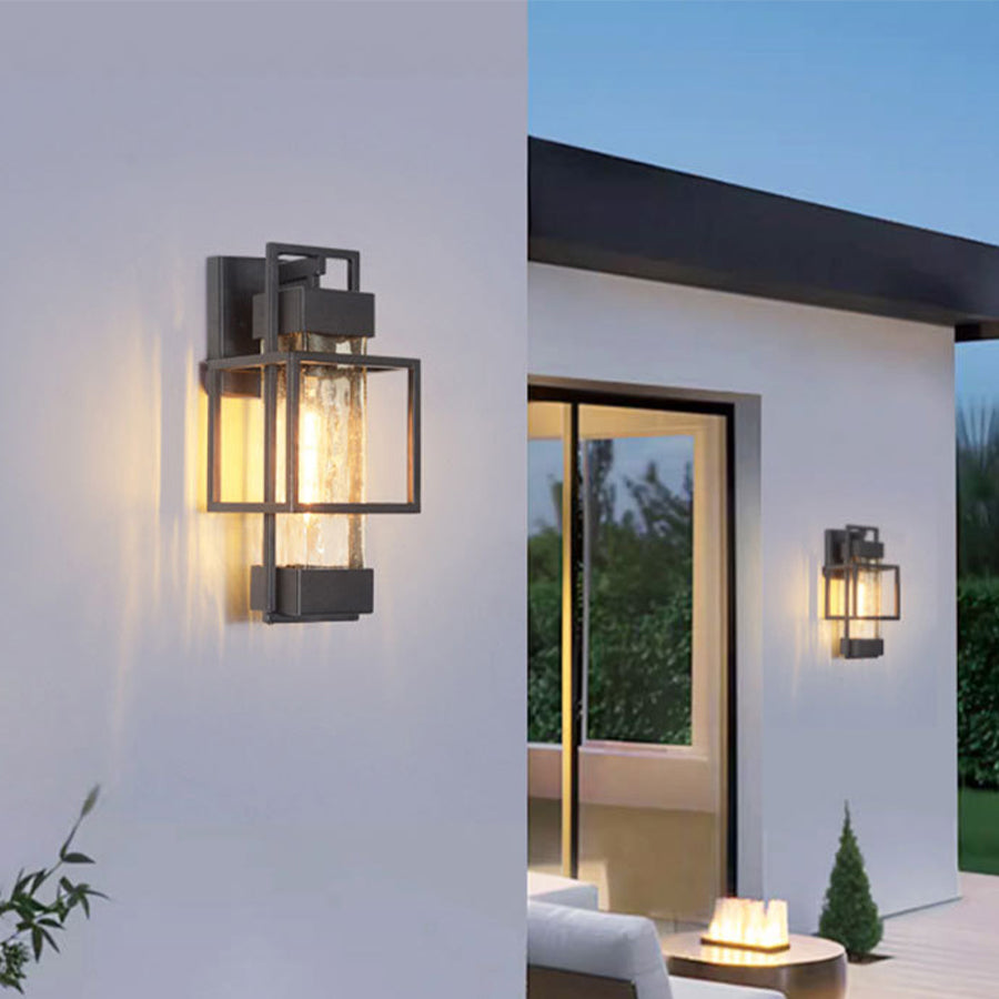 RAVENHALL WEATHERED IRON OUTDOOR WALL LIGHT