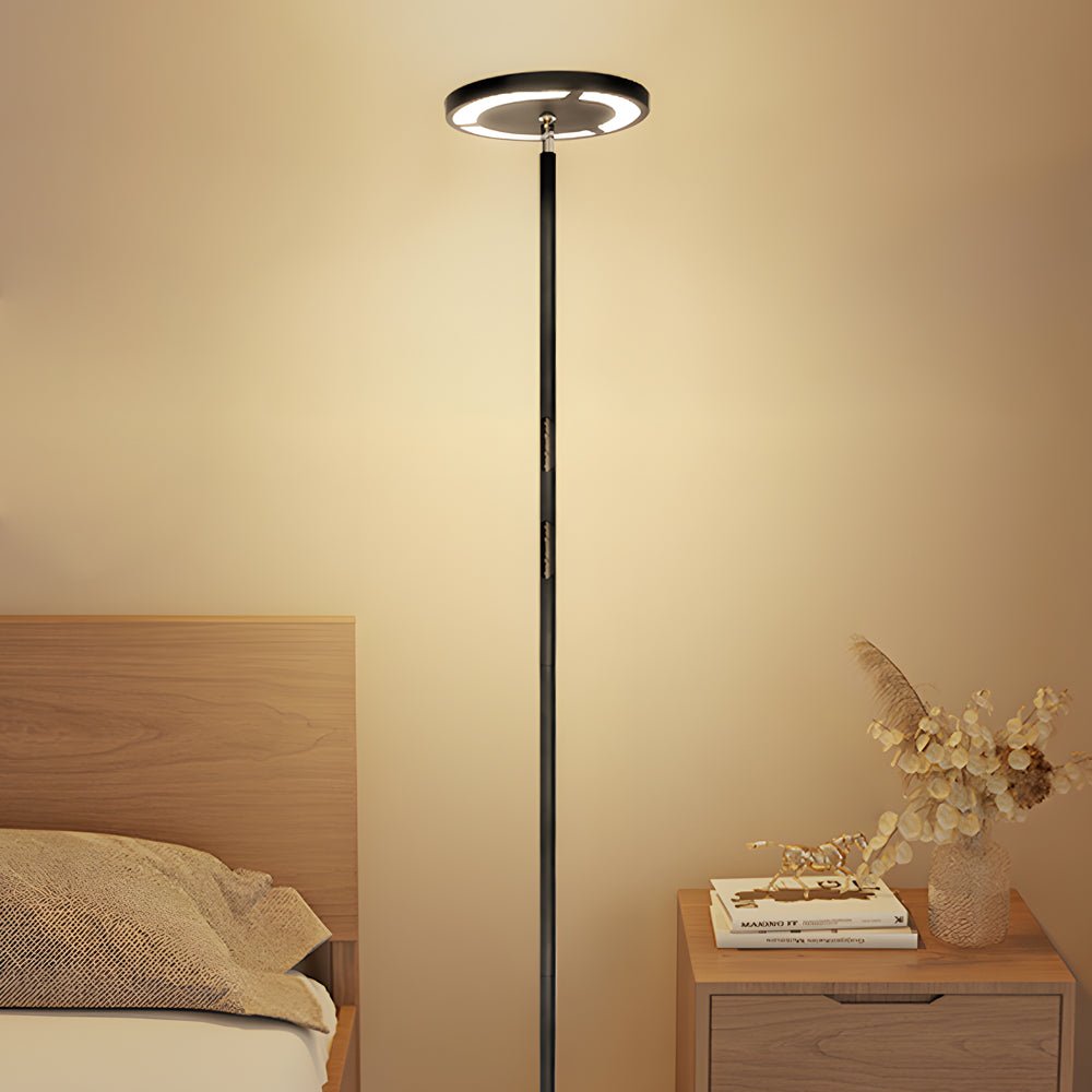 WINTHORPE 66-INCH MULTI-HUE DIMMING TORCHIERE FLOOR LAMP
