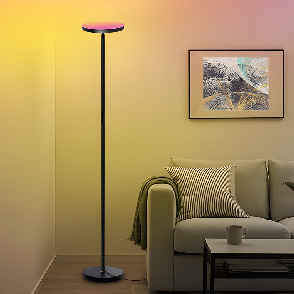 WINTHORPE 66-INCH MULTI-HUE DIMMING TORCHIERE FLOOR LAMP