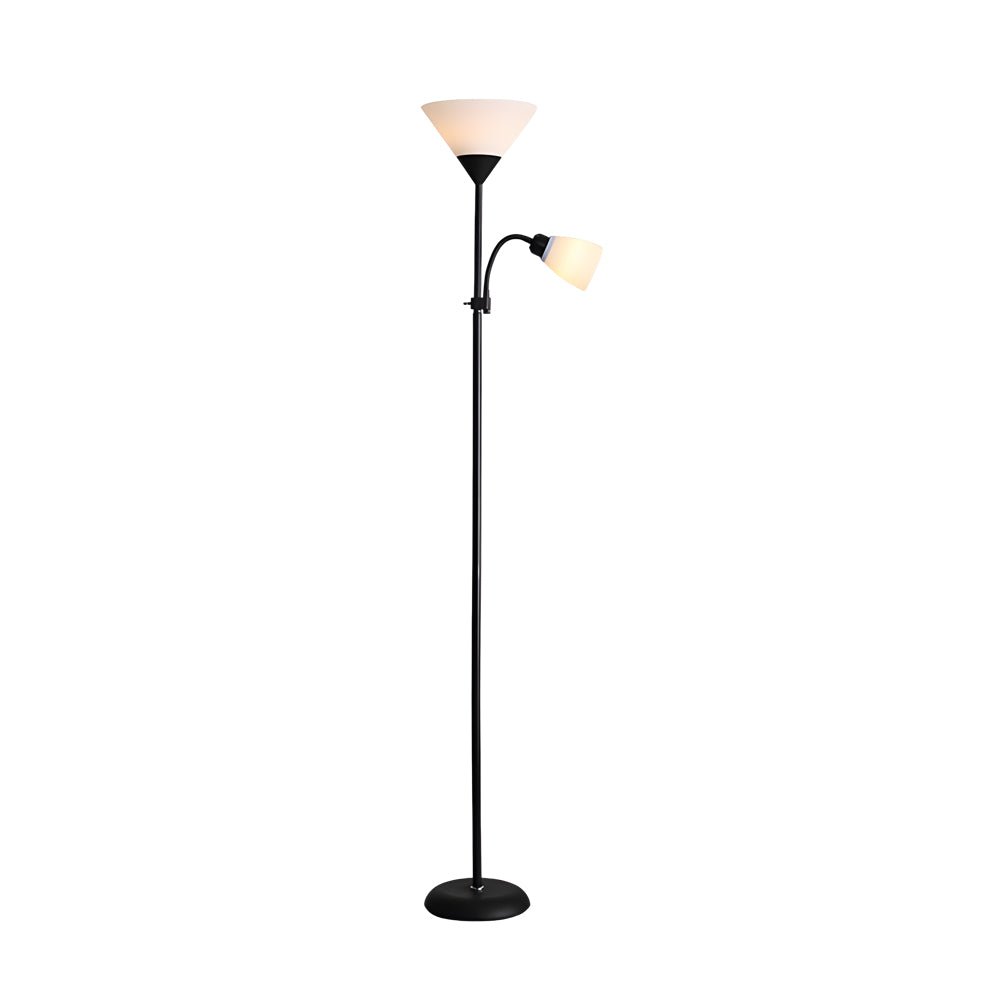 WINTHROP 67-INCH TORCHIERE FLOOR LIGHT WITH FLEXIBLE SIDE ILLUMINATION
