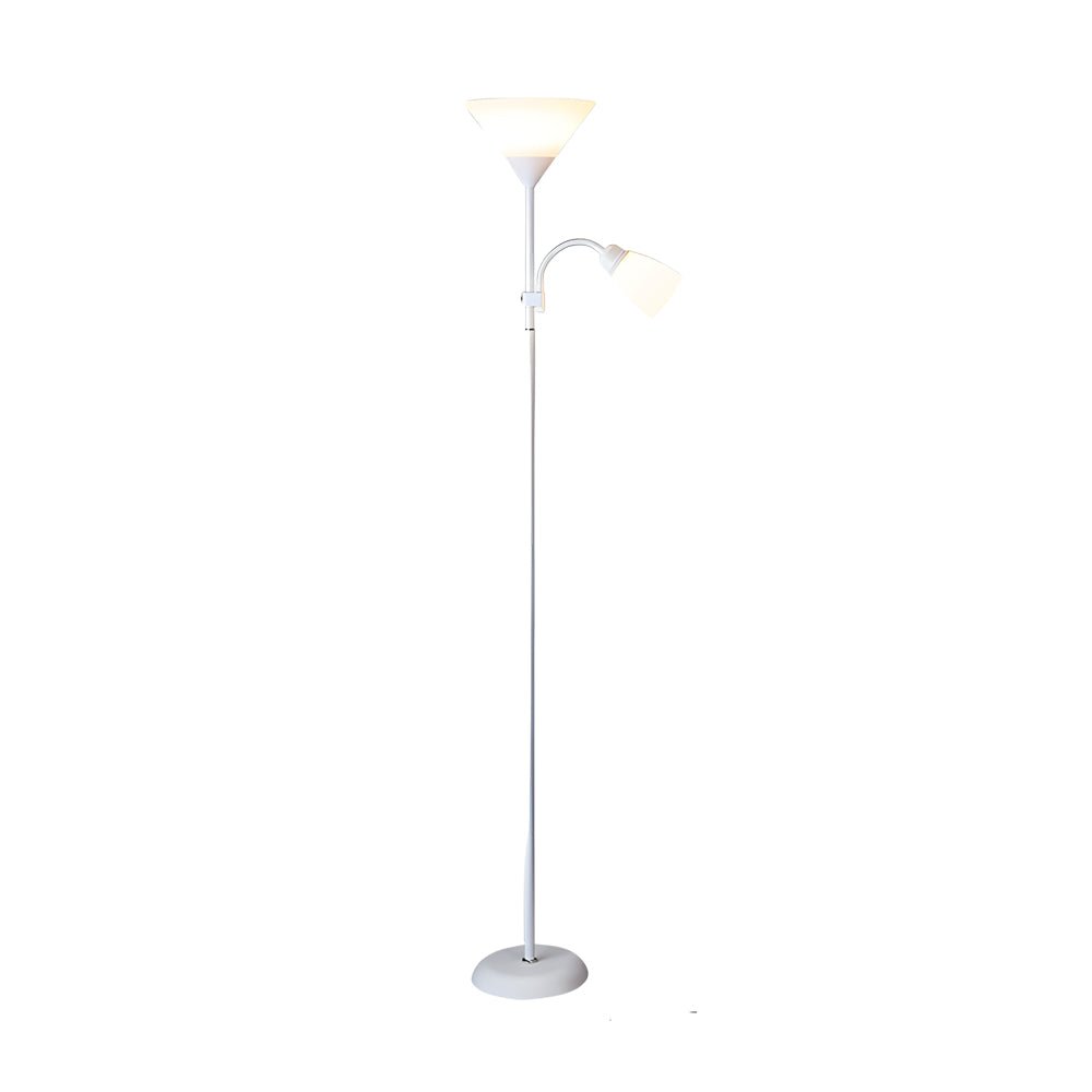WINTHROP 67-INCH TORCHIERE FLOOR LIGHT WITH FLEXIBLE SIDE ILLUMINATION