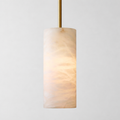 VALLONI HAND-CRAFTED ALABASTER TAPERED LIGHT PENDANT