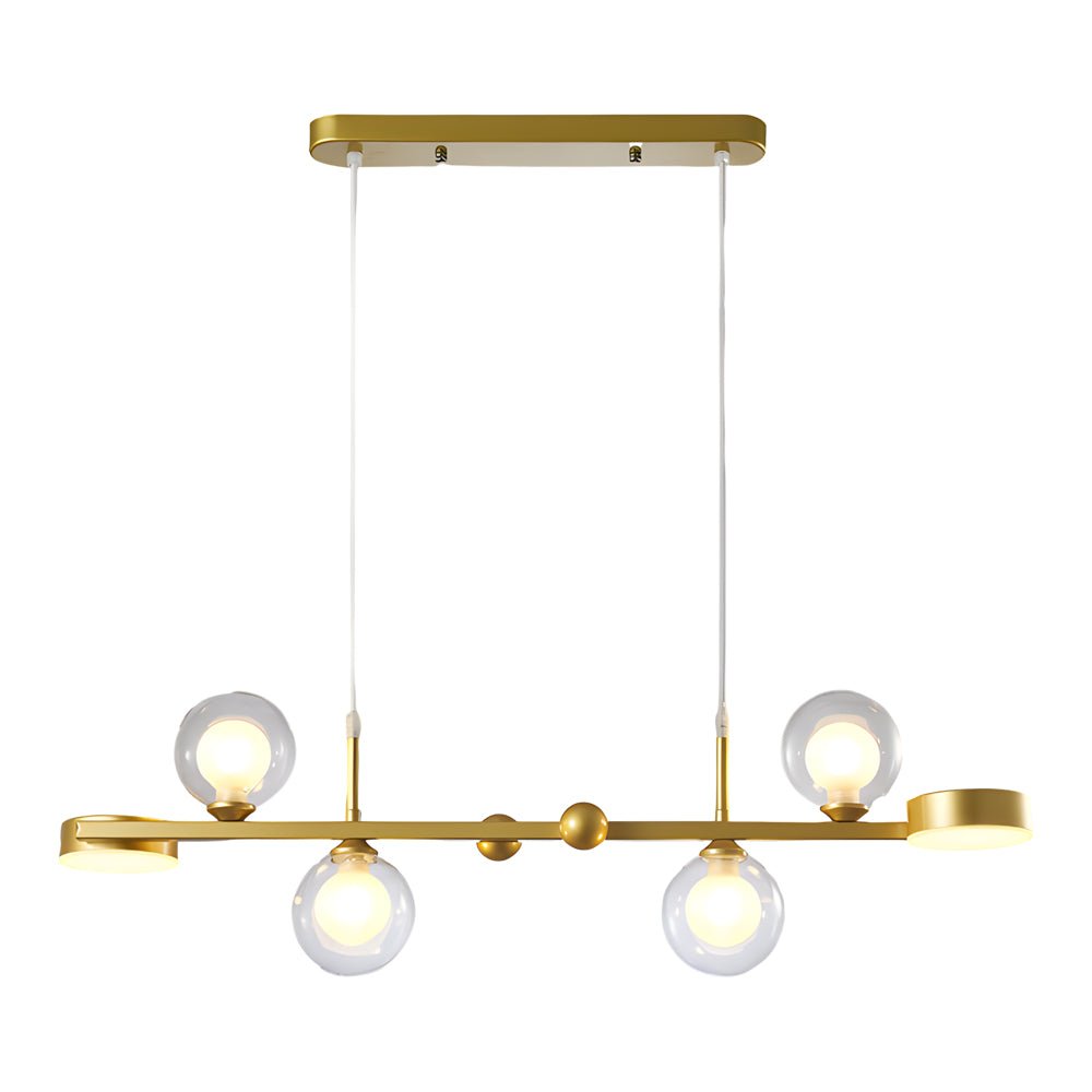 BRAMBLEWOOD 3-TIERED GLASS ORB DINING CHANDELIER