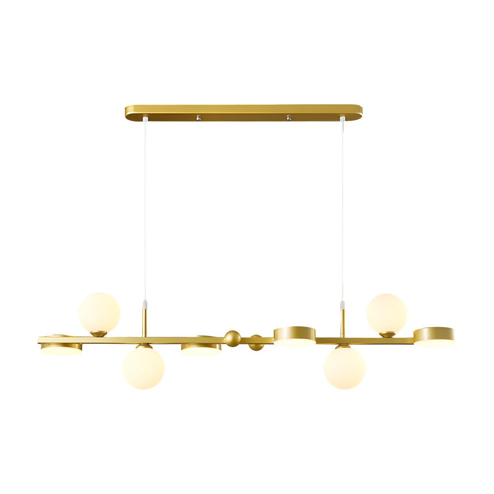 BRAMBLEWOOD 3-TIERED GLASS ORB DINING CHANDELIER