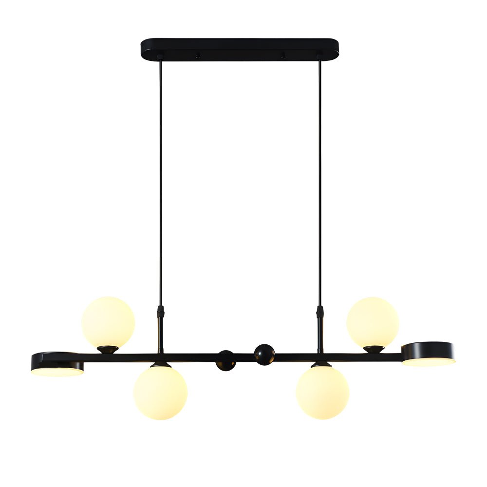 BRAMBLEWOOD 3-TIERED GLASS ORB DINING CHANDELIER