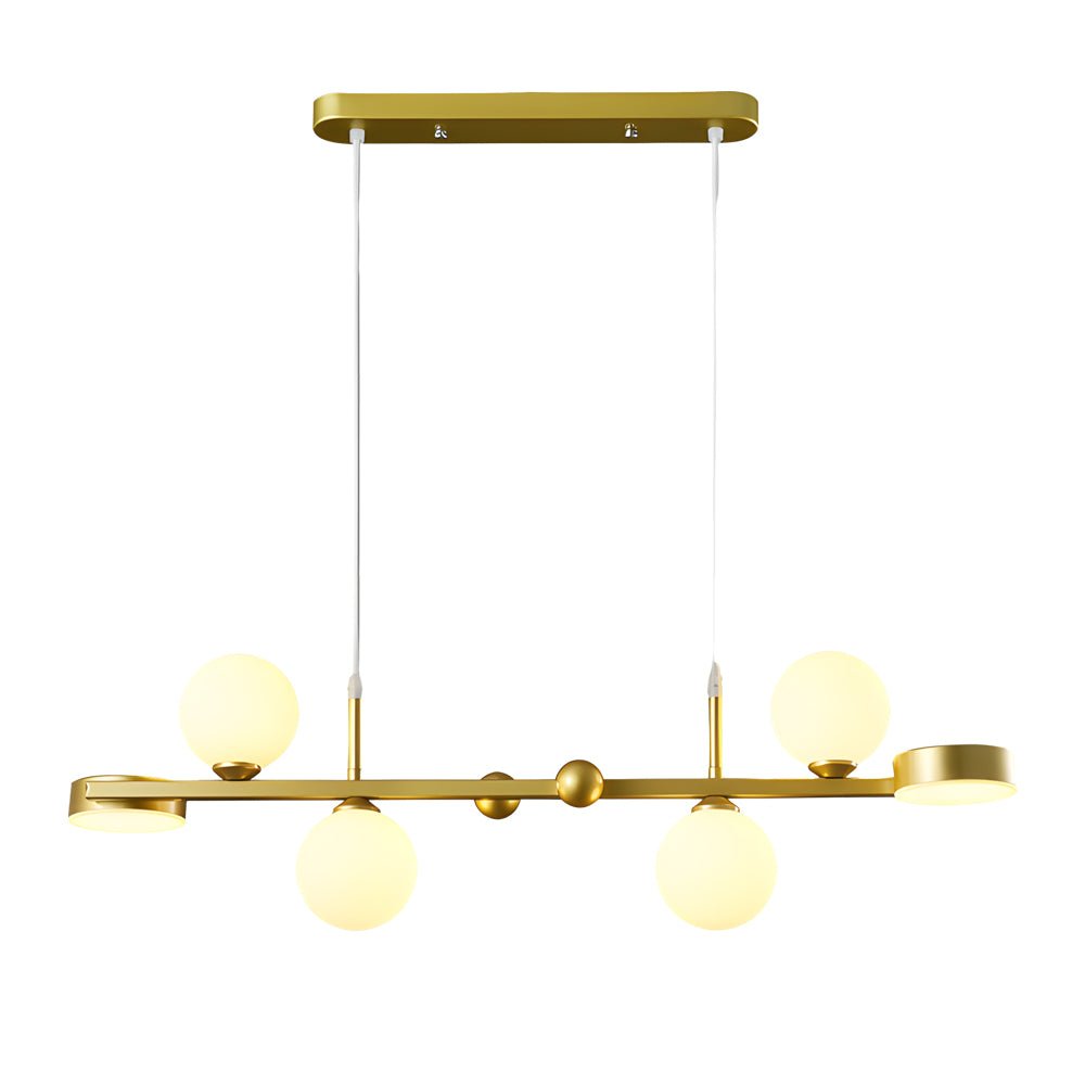 BRAMBLEWOOD 3-TIERED GLASS ORB DINING CHANDELIER