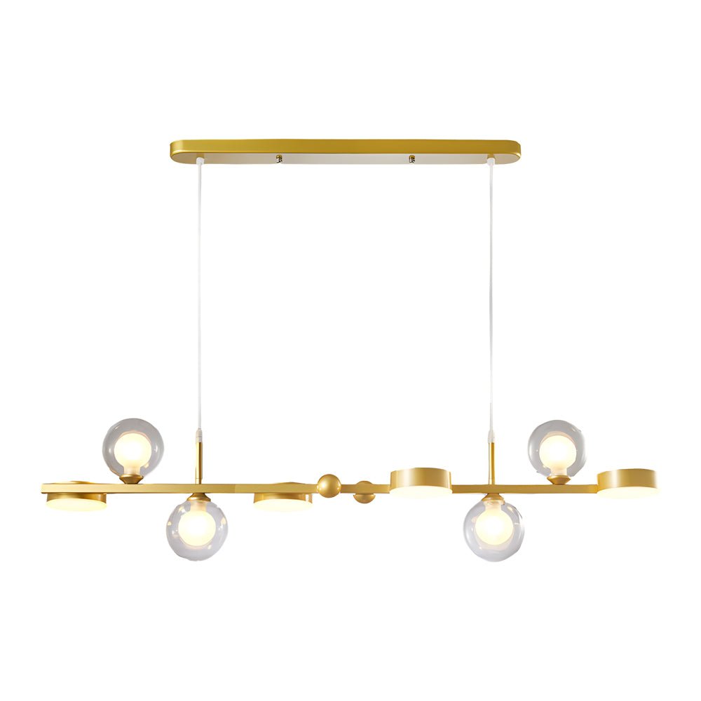 BRAMBLEWOOD 3-TIERED GLASS ORB DINING CHANDELIER