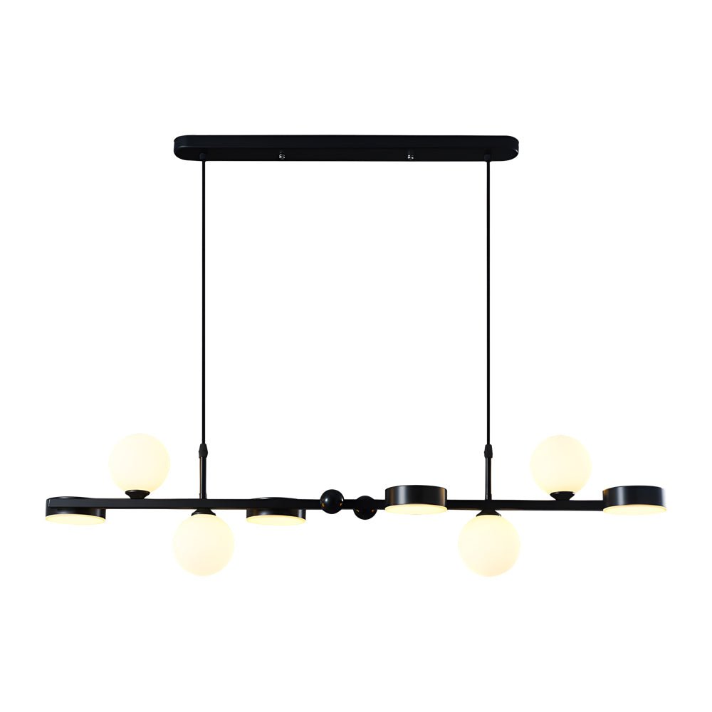 BRAMBLEWOOD 3-TIERED GLASS ORB DINING CHANDELIER