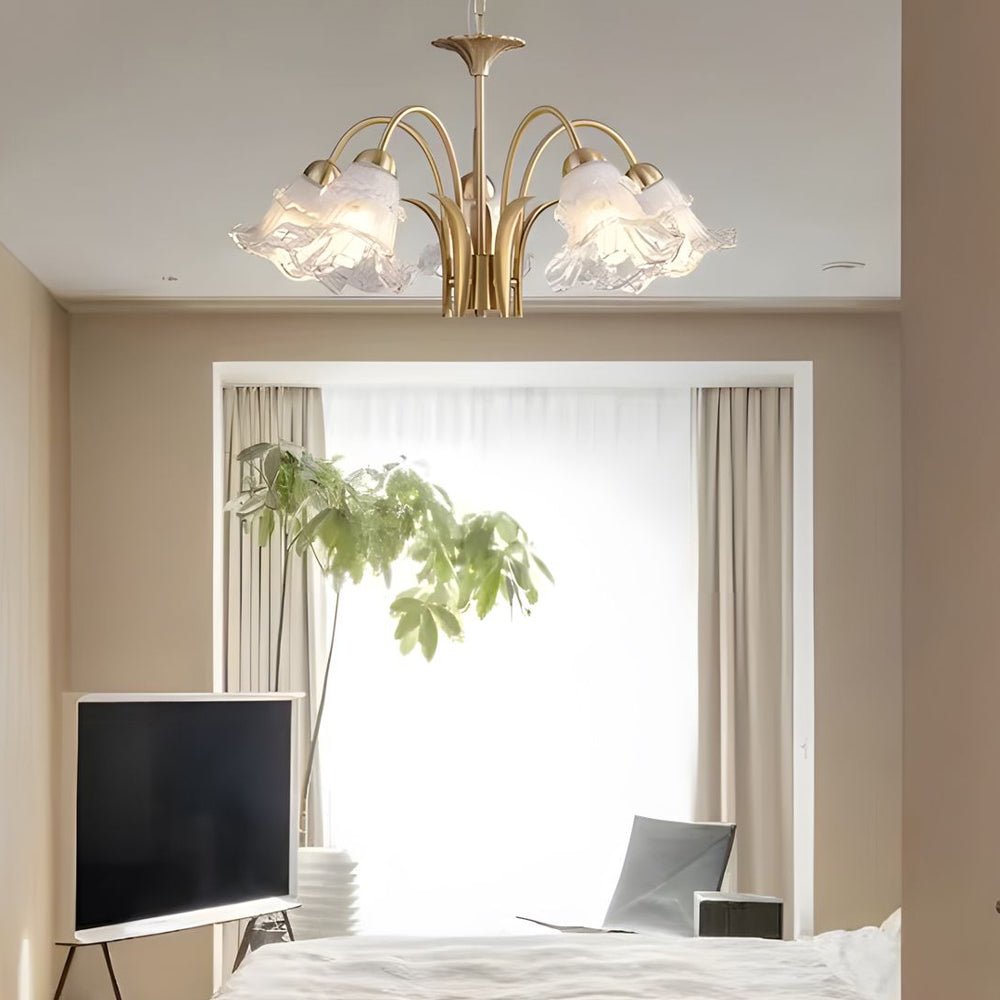 VERDANTIA LILY BLOOM 8-BULB CEILING LANTERN