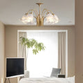 VERDANTIA LILY BLOOM 8-BULB CEILING LANTERN