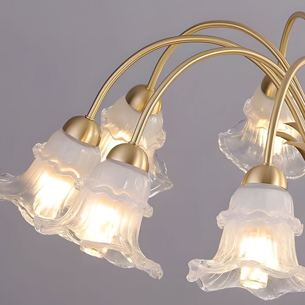 VERDANTIA LILY BLOOM 8-BULB CEILING LANTERN
