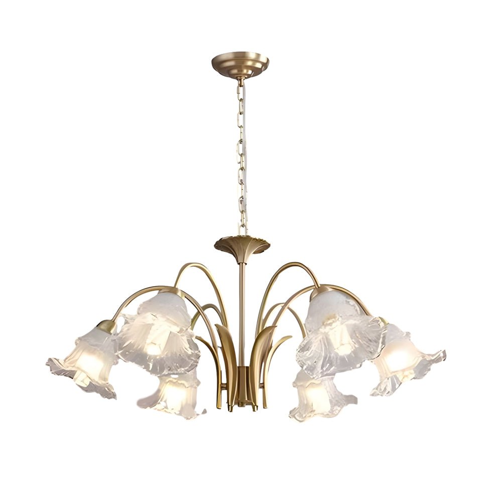 VERDANTIA LILY BLOOM 8-BULB CEILING LANTERN