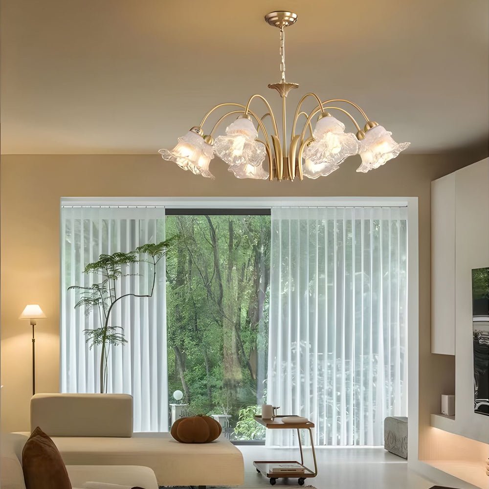 VERDANTIA LILY BLOOM 8-BULB CEILING LANTERN