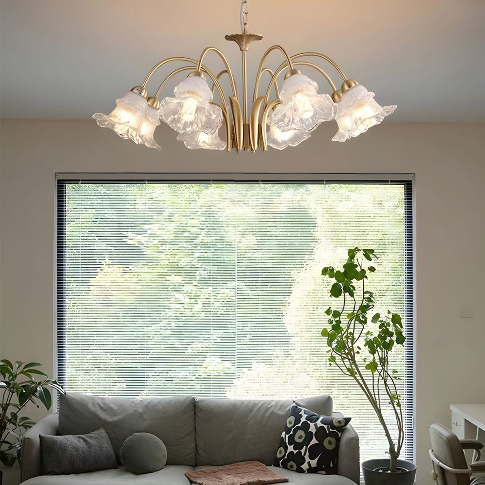 VERDANTIA LILY BLOOM 8-BULB CEILING LANTERN