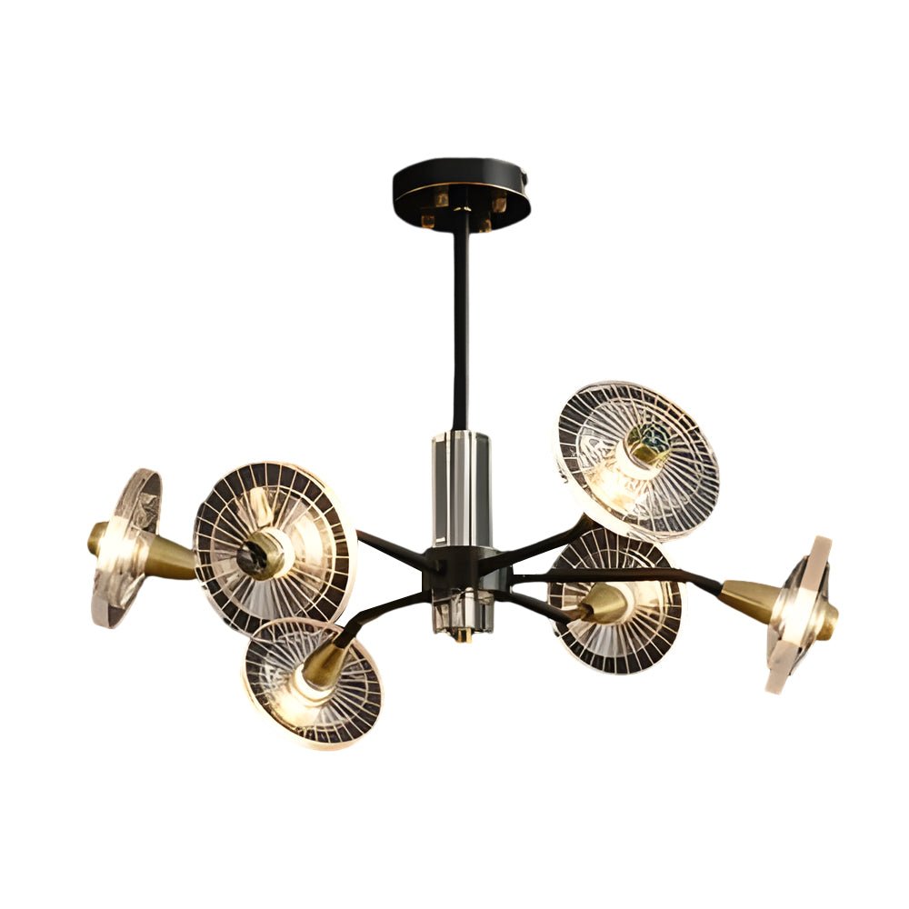 CHISWICK CRYSTAL BLOOM 3-TIER DIMMABLE CHANDELIER