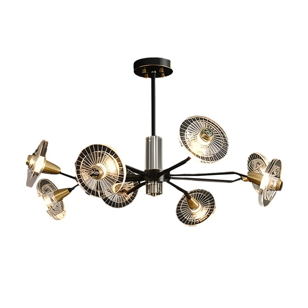 CHISWICK CRYSTAL BLOOM 3-TIER DIMMABLE CHANDELIER