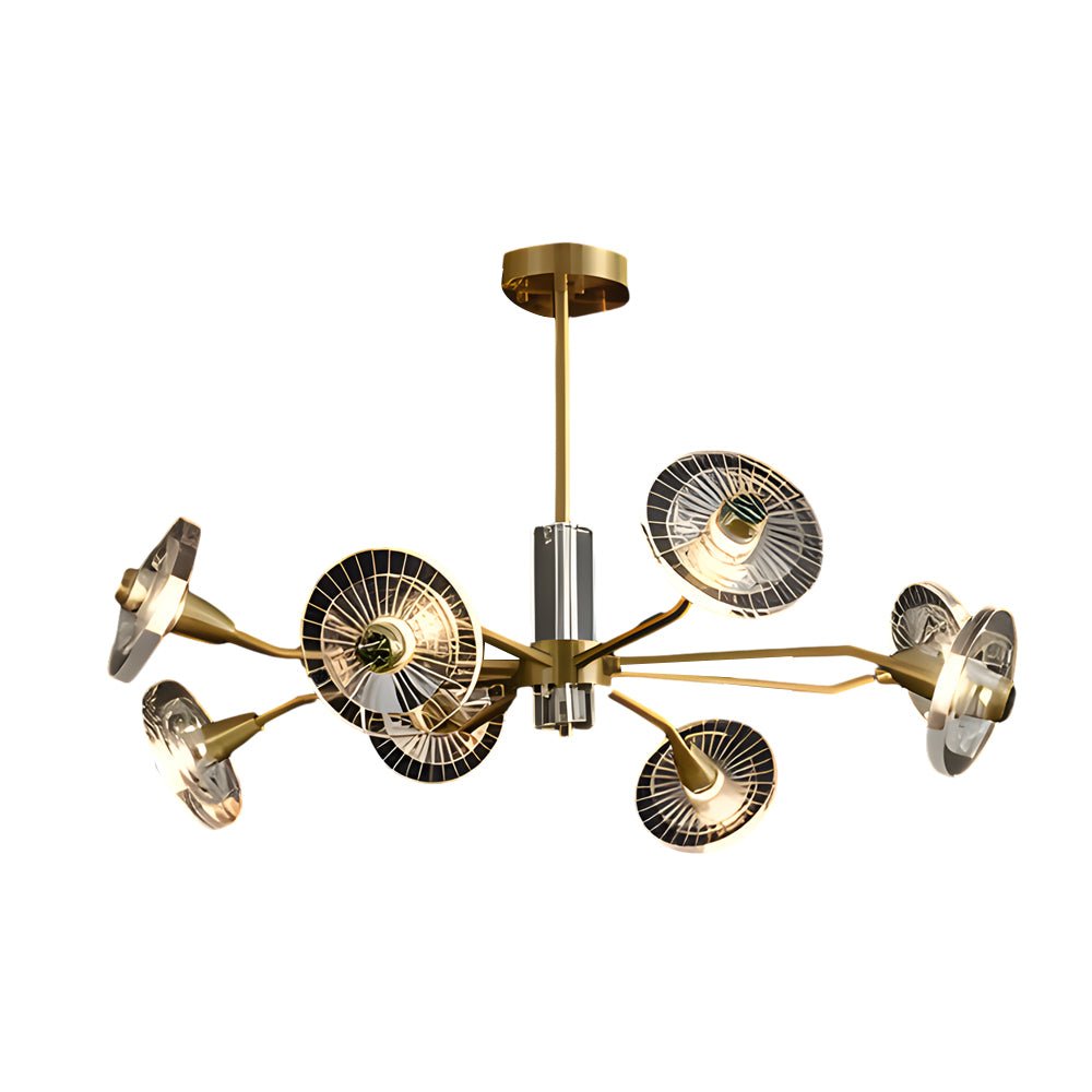 CHISWICK CRYSTAL BLOOM 3-TIER DIMMABLE CHANDELIER