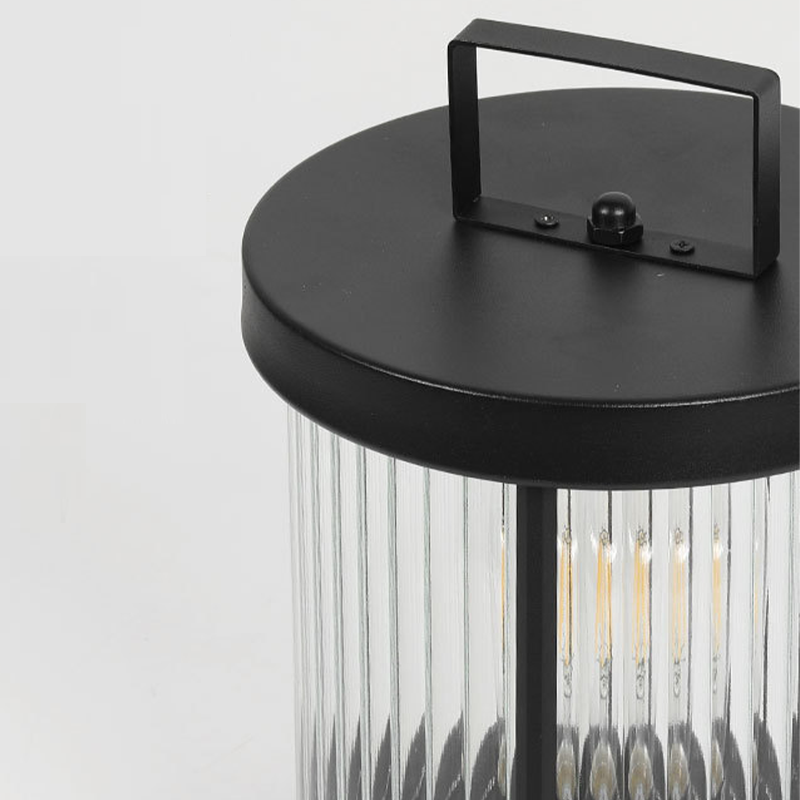 1. **WILLOUGHBY STRIPE SOLAR GLOBE LANTERN** - A waterproof, cylindrical lantern featuring a charming striped design, perfect for illuminating outdoor spaces with solar-powered efficiency.

2. **HASTINGS RIBBED SOLAR CANDLE LANTERN** - This portable outdo