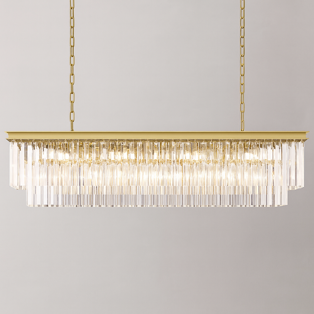VANDERBILT ART DECO RECTANGULAR LUMINAIRE