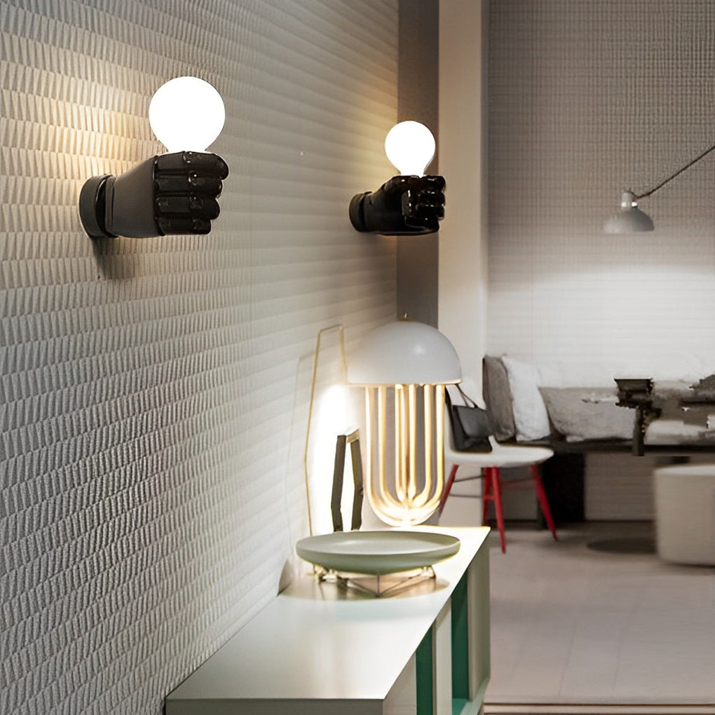 FENWICK RESIN HANDCASTED INDUSTRIAL WALL SCONCE