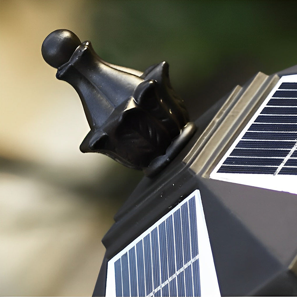 WINDSOR HARBOR SOLAR-POWERED FENCE LANTERNS WITH WATER-RESISTANT LED ILLUMINATION