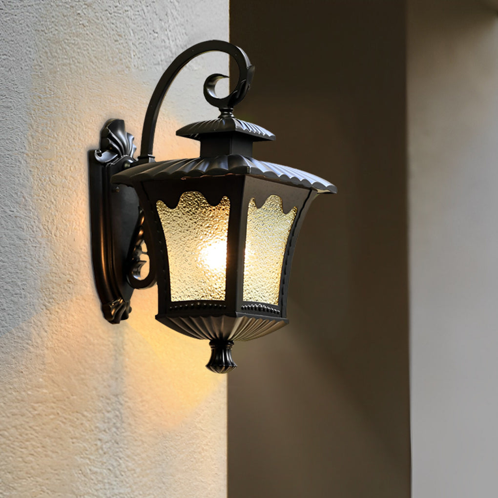 WINDSOR HARBOR VINTAGE GLASS WALL SCONCE WITH LED ILLUMINATION