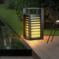 RAVENDALE GEOMETRIC OUTDOOR PATH LIGHTING LANTERN