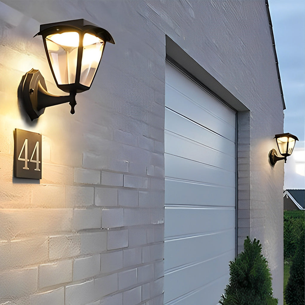 RAVENSWOOD SOLAR-ENHANCED OUTDOOR WALL LANTERN