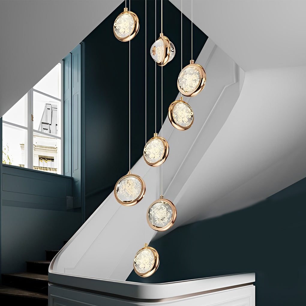 WINTHROP CRYSTAL CASCADE SUSPENSION LIGHT