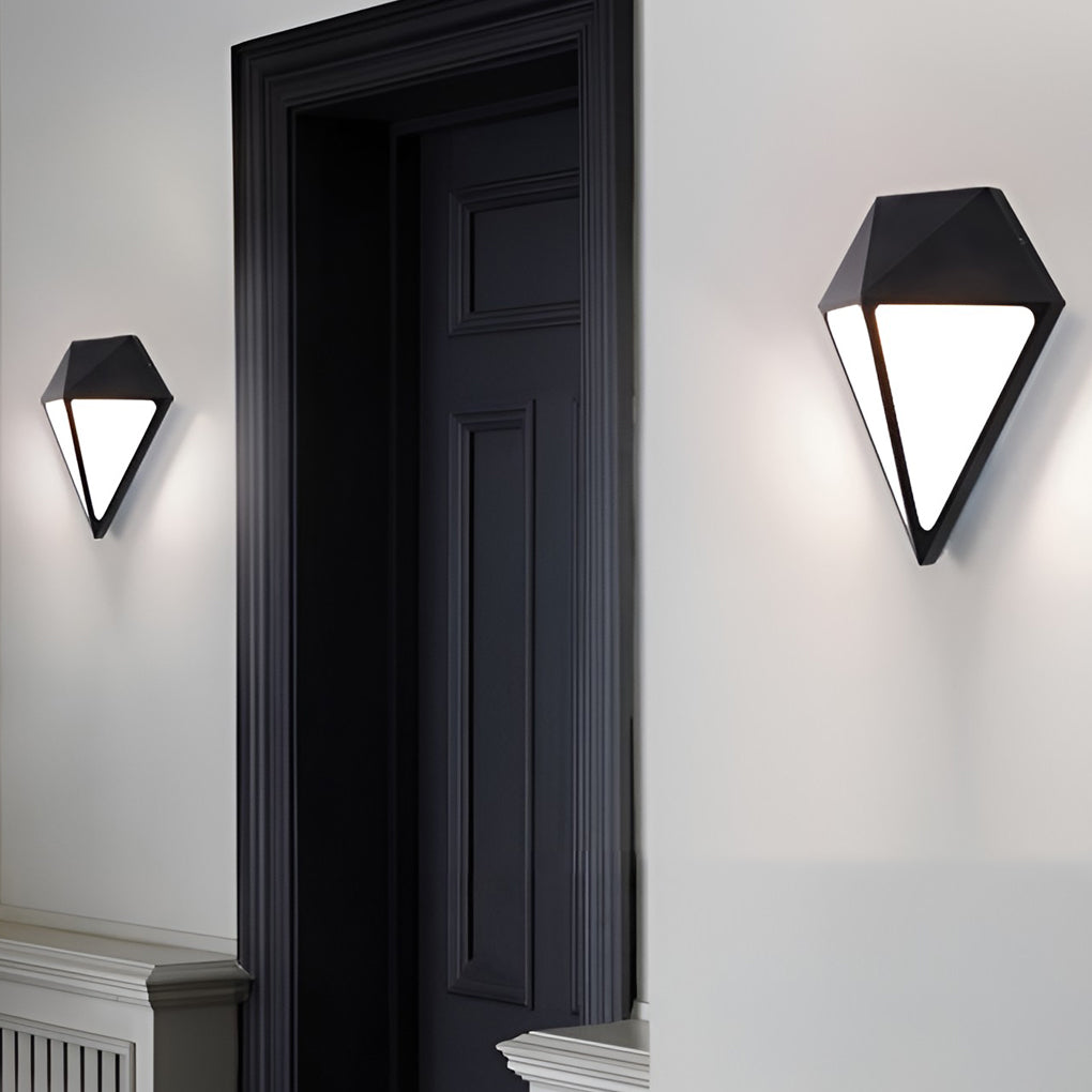 RAVENWOOD MODERN GEOMETRIC OUTDOOR WALL SCONCE