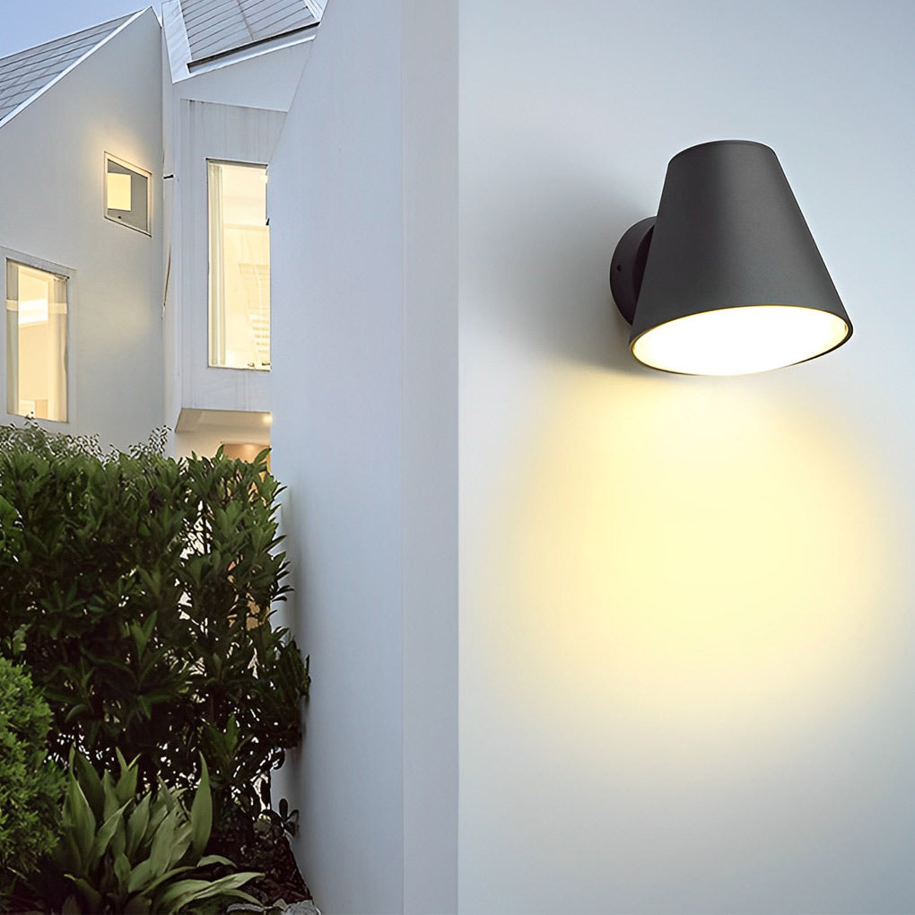 WINDSOR CONICAL LED OUTDOOR SCONCE WITH WATER-RESISTANT FINISH