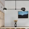 WINDSOR BLACK GEOMETRIC HANGING CHANDELIER