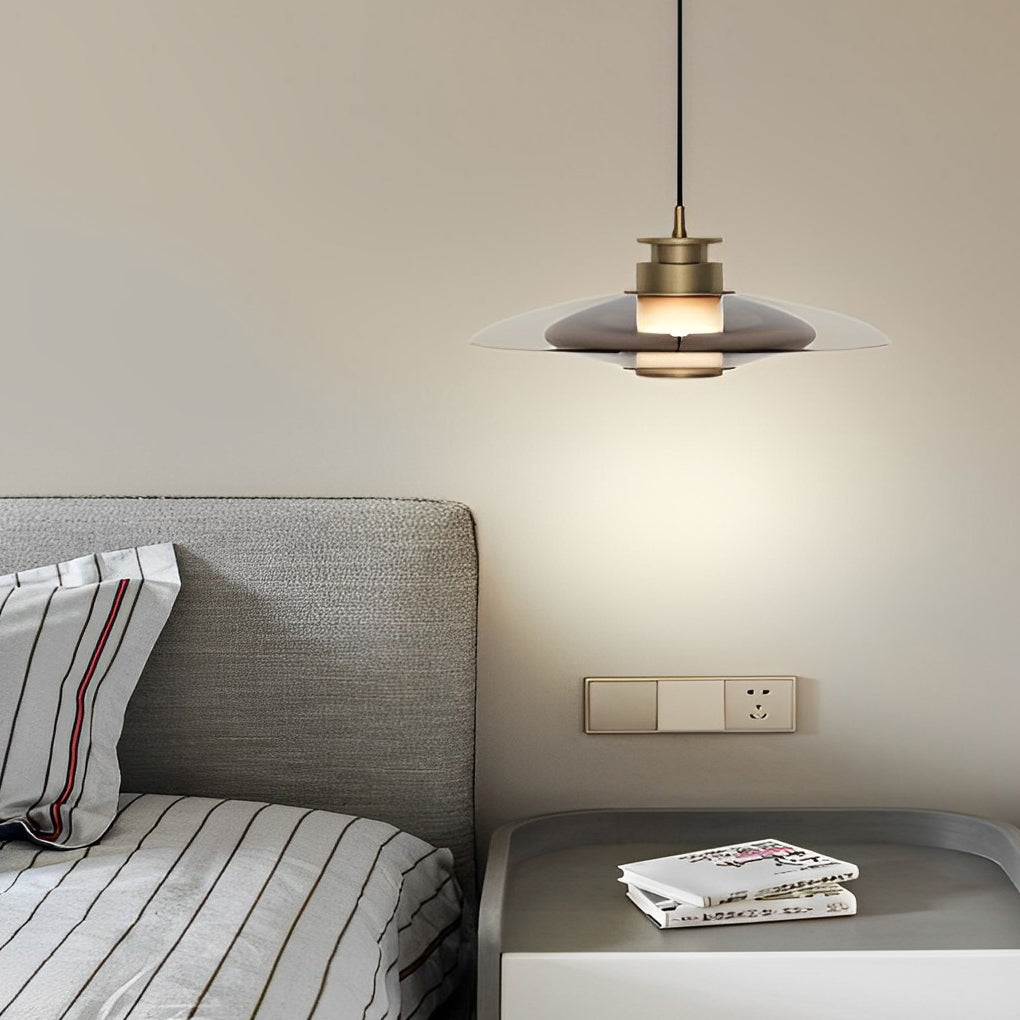 WINTHROP CIRCULAR GLASS ILLUMINATION HANGING LIGHT