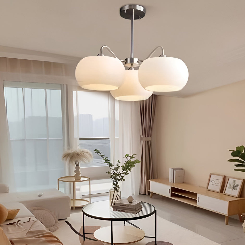WINDSOR GLASS TRIO HANGING CHANDELIER