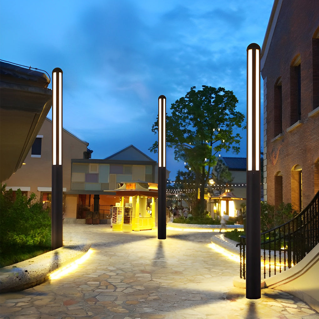 RAVENSDALE MODERN OUTDOOR BOLLARD LIGHTING WITH WATERPROOF LED TECHNOLOGY