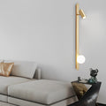 WINCHESTER TRIO DIMMABLE WALL SCONCE WITH FOCUSABLE SPOTLIGHT