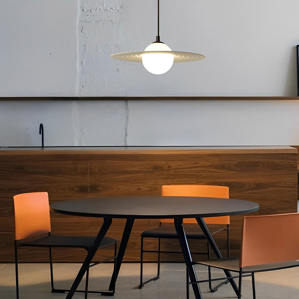 WINDSOR CIRCLE MODERN LED PENDANT LIGHT