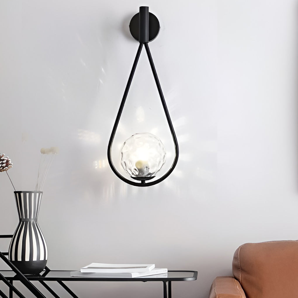 RAVENSCROFT AQUA DROP LED WALL SCONCE