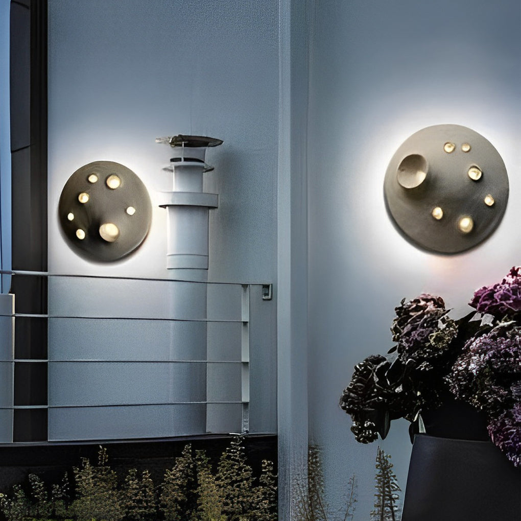 ASTRALINA CEMENTAL MOONLIGHT OUTDOOR WALL SCONCE