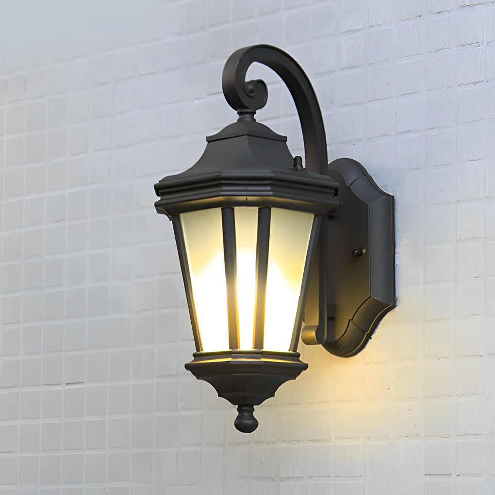 GRIMSBY FROSTED GLAZE OUTDOOR WALL SCONCE