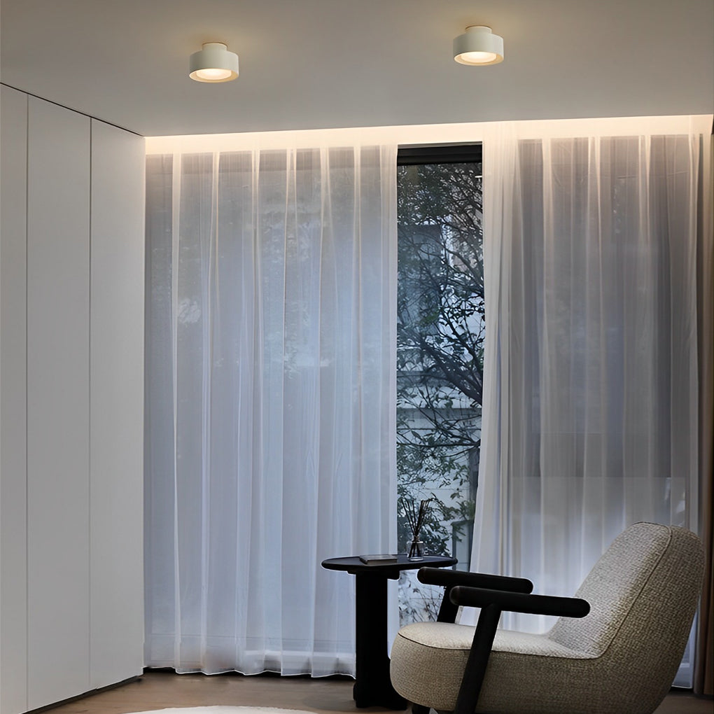 WINTHROP CIRCULAR ALUMINUM LED CEILING MOUNT LIGHT