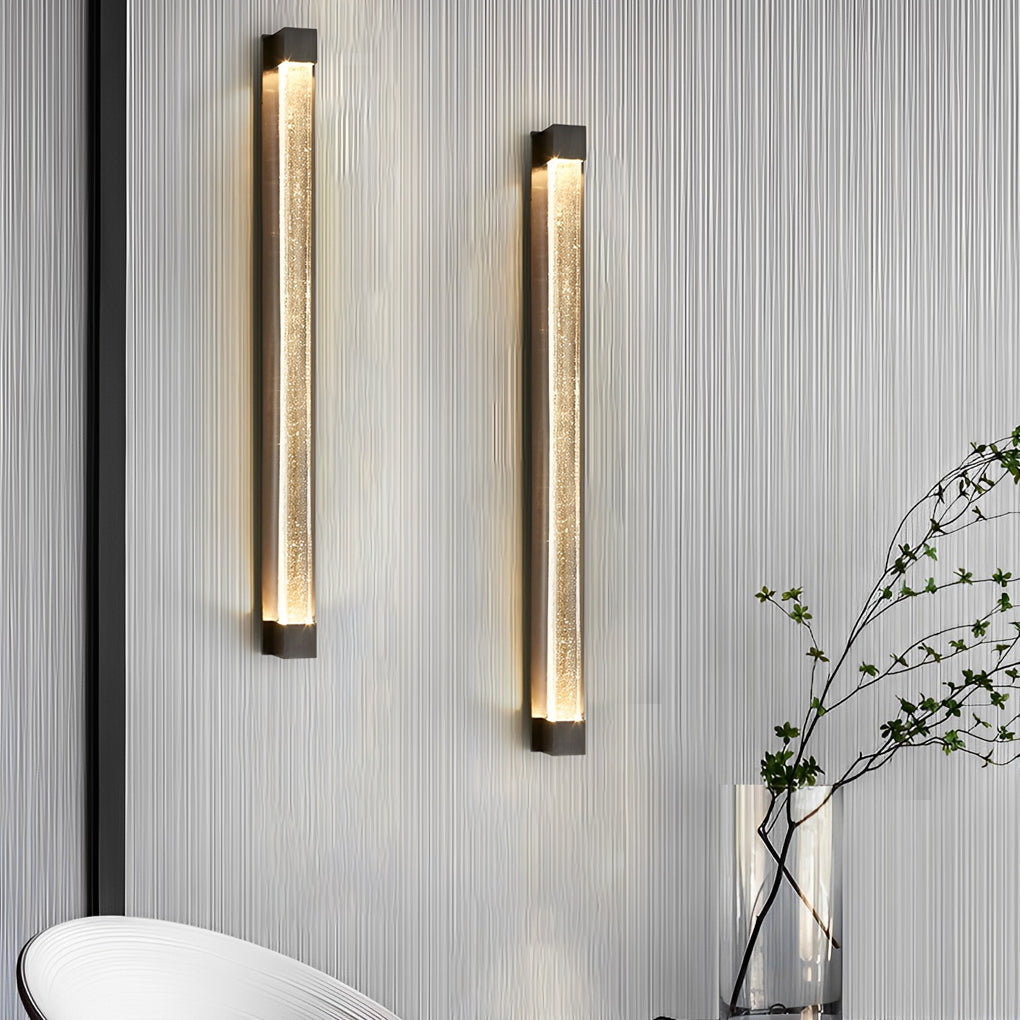 WHITBY CRYSTAL STRIP WALL LANTERN