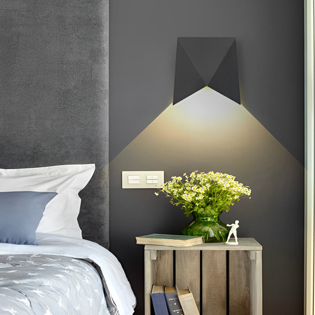 WILLOUGHBY MODERN GEOMETRIC LED WALL LIGHTING"  
2. "HARTWELL AQUA-RESISTANT ALUMINUM WALL SCONCE"  
3. "PENDLETON CONTEMPORARY 5W LED WALL APPLIQUE"  
4. "KENSINGTON STYLIZED ALUMINUM LIGHTING SCONCE"  
5. "RAVENSCROFT INNOVATIVE GEOMETRIC WALL LANTERN