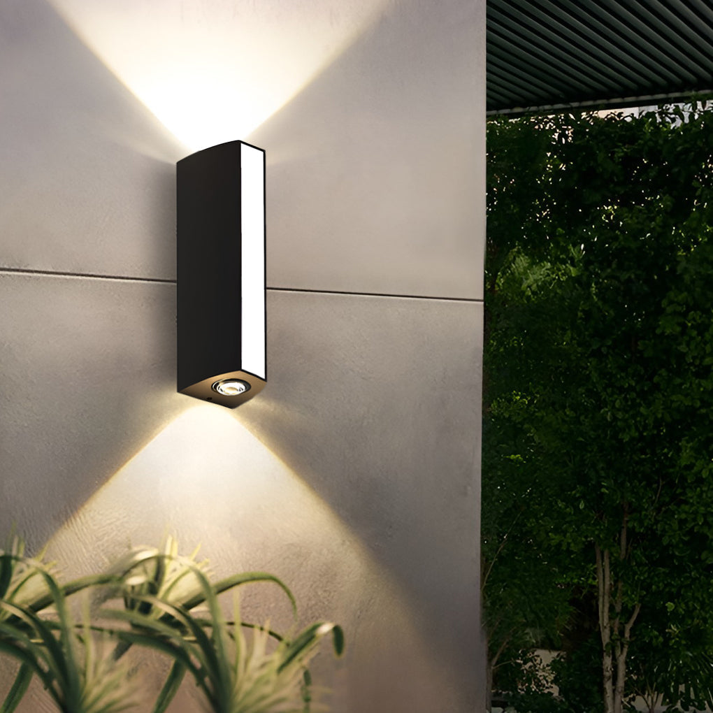 BLACKTHORN RECTANGULAR AQUA-LIT WALL SCONCE