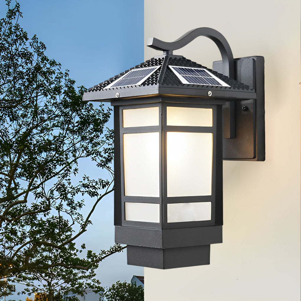 RAVENSDALE MATTE BLACK OUTDOOR LED WALL SCONCE WITH WATERPROOF GLASS