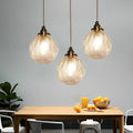 WINTHROP TRIO-LEVEL GLASS ORB PENDANT LIGHTING