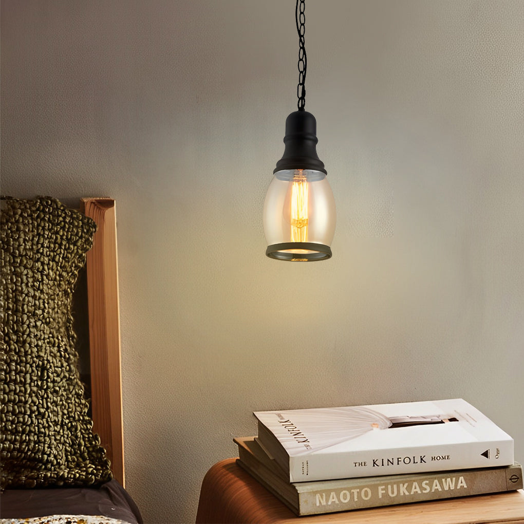 CHARLESTON AMBER LANTERN CHANDELIER