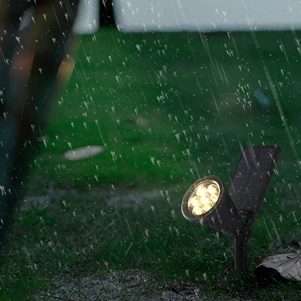 THORNBURY RAINPROOF 7W SOLAR GARDEN SPOTLIGHTS