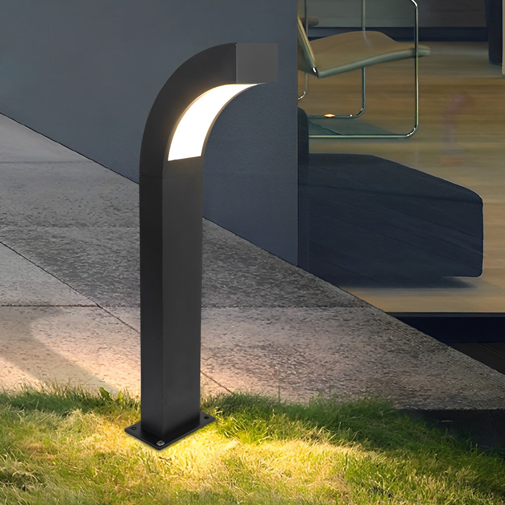 FENWICK CURVED BLACK LED PATHWAY ILLUMINATOR