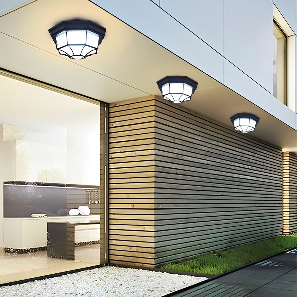 WINTERBOURNE OUTDOOR ALUMINUM LED CEILING LANTERN